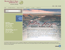 Tablet Screenshot of goldenlawyers.net